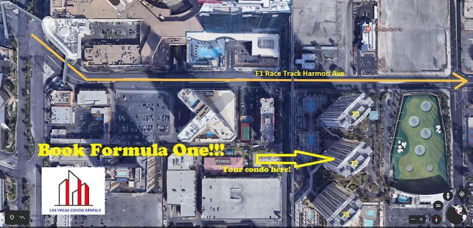 Mgm Signature-30-705 F1 Track & Strip View Balcony Las Vegas Dış mekan fotoğraf